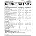 Supplement facts label for WellSurvivor Breast BR-5 with detailed nutritional information.